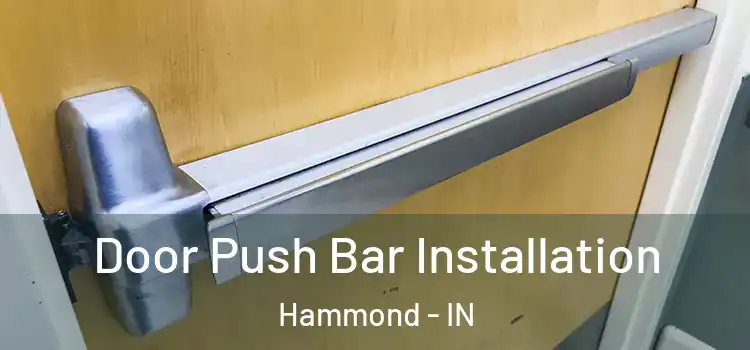 Door Push Bar Installation Hammond - IN
