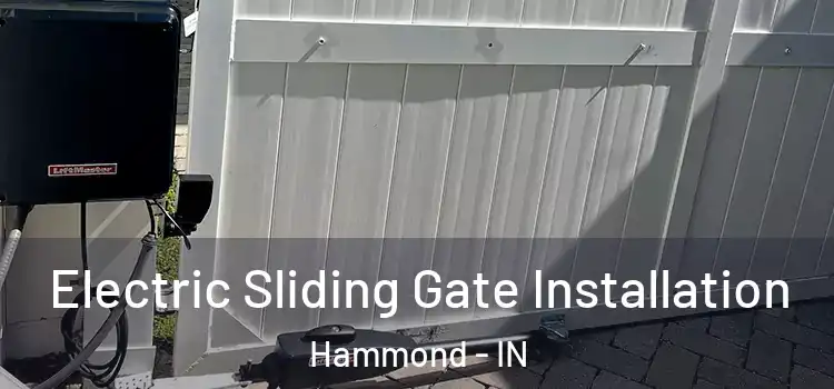 Electric Sliding Gate Installation Hammond - IN